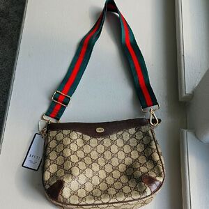 AUTHENTIC Gucci Beige and Brown Women's Bag Purse